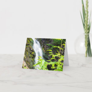 Tarjeta De Agradecimiento cascada del cañón de la Puerta del Infierno