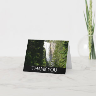 Tarjeta De Agradecimiento Cascada Vernal II en el Parque Nacional Yosemite