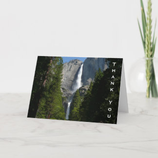 Tarjeta De Agradecimiento Cascada Yosemite II
