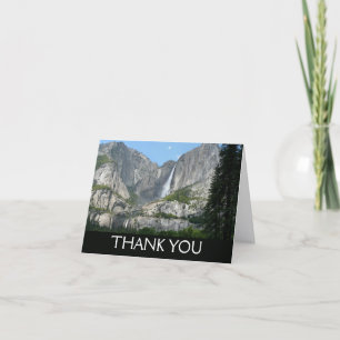 Tarjeta De Agradecimiento Cascada Yosemite III del Parque Nacional Yosemite