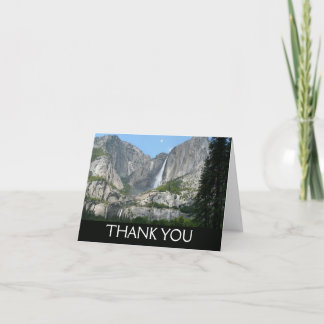 Tarjeta De Agradecimiento Cascada Yosemite III del Parque Nacional Yosemite
