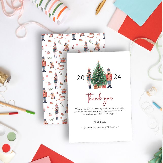 Tarjeta de agradecimiento Cascanueces (Nutcracker Thank You Card)