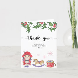Tarjeta De Agradecimiento Cascanueces - gracias