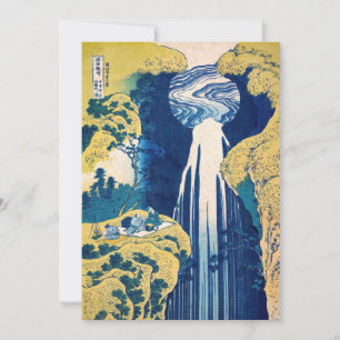 Tarjeta De Agradecimiento Cataratas de Katsushika Hokusai - Amida