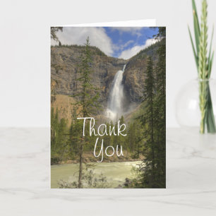 Tarjeta De Agradecimiento Cataratas de Takakkaw