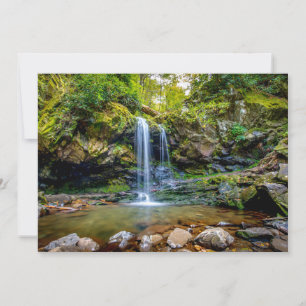 Tarjeta De Agradecimiento Cataratas   Parque nacional de la montaña Smokey