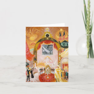 Tarjeta De Agradecimiento Catedrales de Broadway por Florine Stettheimer