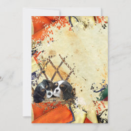 Tarjeta de agradecimiento Cavalier King Charles Sp