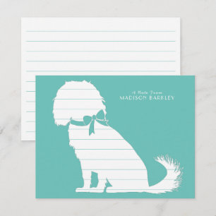 Tarjeta De Agradecimiento Cavalier King Charles Spaniel Dog Puppy