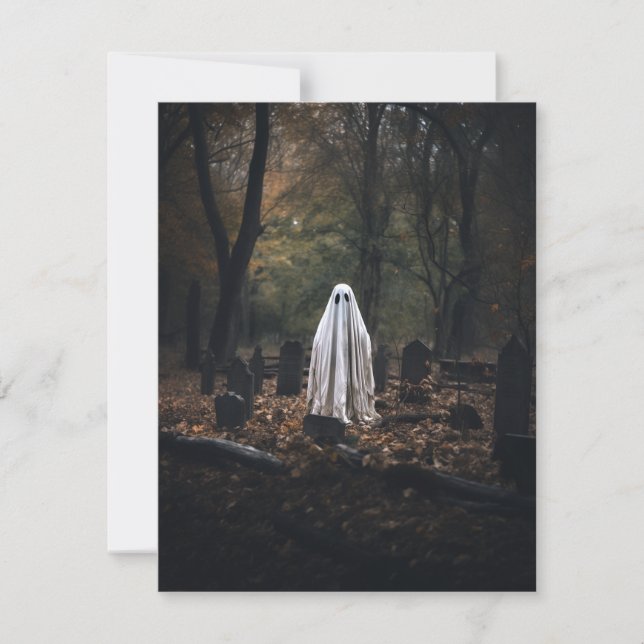 Tarjeta De Agradecimiento Caza fantasma Nº 01 (Anverso)
