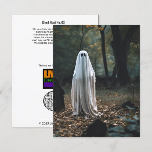 Tarjeta De Agradecimiento Caza fantasma Nº 03