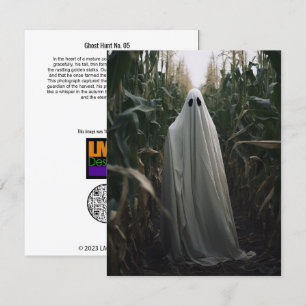 Tarjeta De Agradecimiento Caza fantasma Nº 05