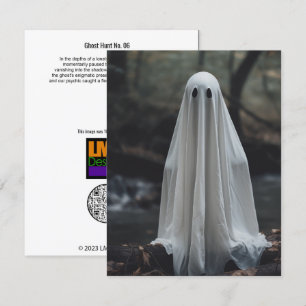 Tarjeta De Agradecimiento Caza fantasma Nº 06