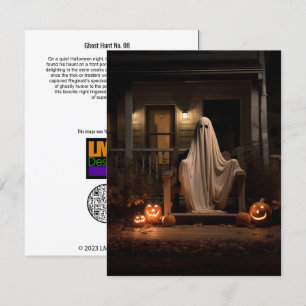 Tarjeta De Agradecimiento Caza fantasma Nº 08
