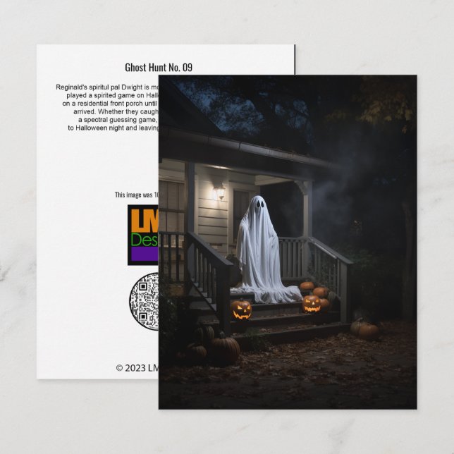 Tarjeta De Agradecimiento Caza fantasma Nº 09 (Anverso / Reverso)