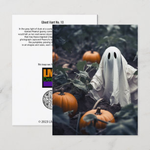Tarjeta De Agradecimiento Caza fantasma Nº 10