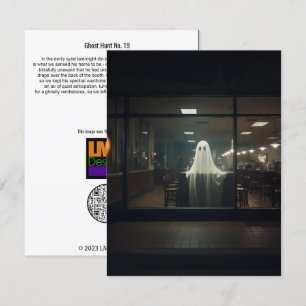 Tarjeta De Agradecimiento Caza fantasma Nº 19