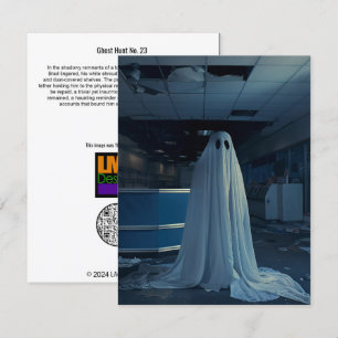 Tarjeta De Agradecimiento Caza fantasma Nº 23