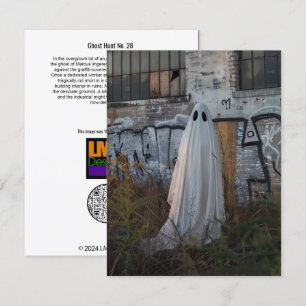 Tarjeta De Agradecimiento Caza fantasma Nº 28