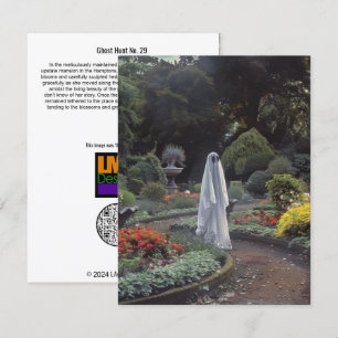 Tarjeta De Agradecimiento Caza fantasma Nº 29