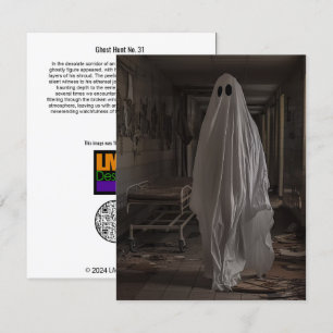 Tarjeta De Agradecimiento Caza fantasma Nº 31