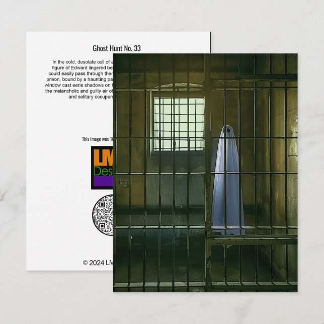 Tarjeta De Agradecimiento Caza fantasma Nº 33 (Anverso / Reverso)