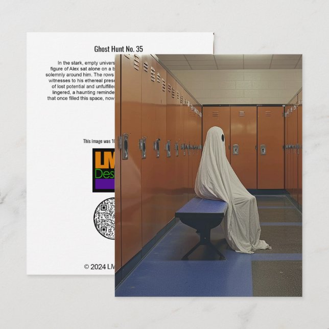 Tarjeta De Agradecimiento Caza fantasma Nº 35 (Anverso / Reverso)