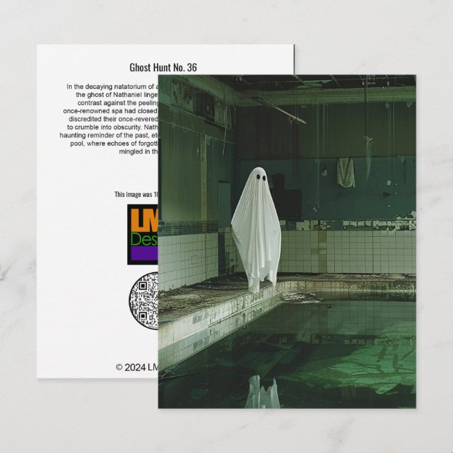 Tarjeta De Agradecimiento Caza fantasma Nº 36 (Anverso / Reverso)