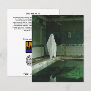 Tarjeta De Agradecimiento Caza fantasma Nº 36