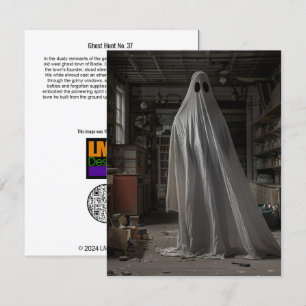 Tarjeta De Agradecimiento Caza fantasma Nº 37