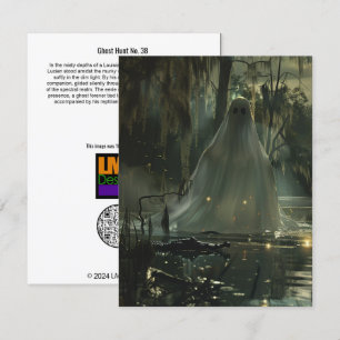 Tarjeta De Agradecimiento Caza fantasma Nº 38