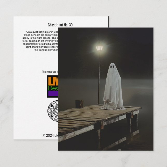 Tarjeta De Agradecimiento Caza fantasma Nº 39 (Anverso / Reverso)