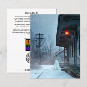 Tarjeta De Agradecimiento Caza fantasma Nº 41