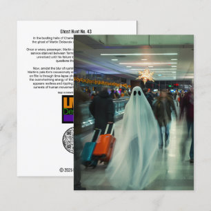 Tarjeta De Agradecimiento Caza fantasma Nº 43