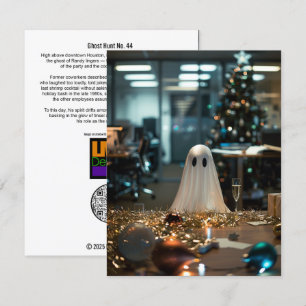 Tarjeta De Agradecimiento Caza fantasma Nº 44