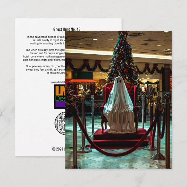 Tarjeta De Agradecimiento Caza fantasma Nº 46 (Anverso / Reverso)