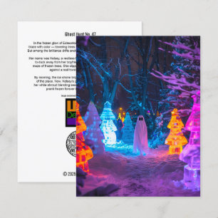 Tarjeta De Agradecimiento Caza fantasma Nº 47