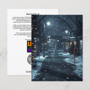 Tarjeta De Agradecimiento Caza fantasma Nº 48