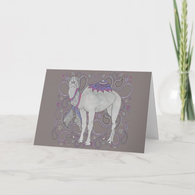 Tarjeta De Agradecimiento ¡Cecil se vistió y Diggin Paisley! (Anverso)