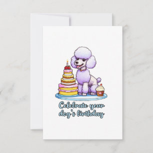 Tarjeta De Agradecimiento Celebra el cumpleaños de tu perro