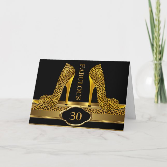 Tarjeta De Agradecimiento Celebración de Cumpleaños de Gracias Leopardo (Anverso)