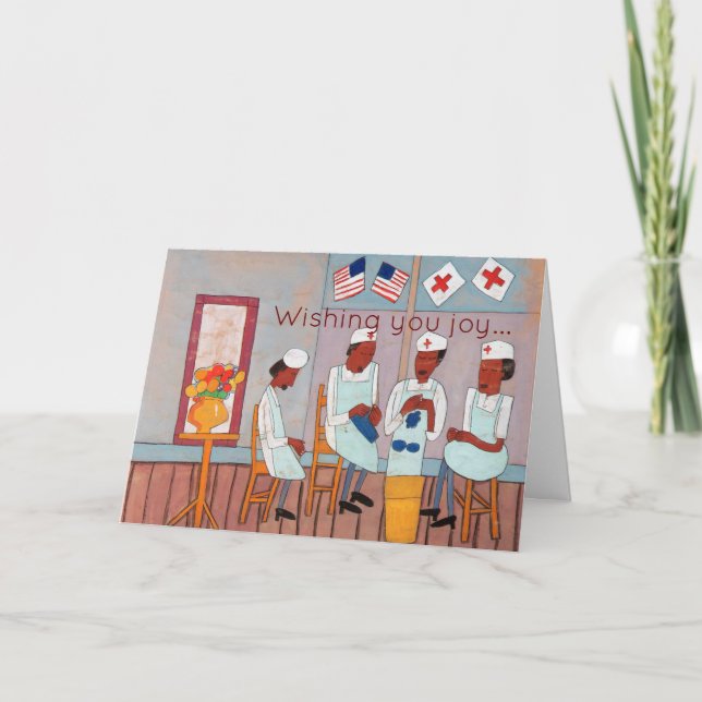 Tarjeta De Agradecimiento Celebración de las enfermeras escolares (Anverso)