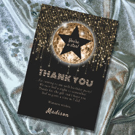 Tarjeta De Agradecimiento Celebración de los 30 años del Oro Negro