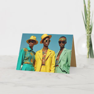 Tarjeta De Agradecimiento Celebrando a la Madre África