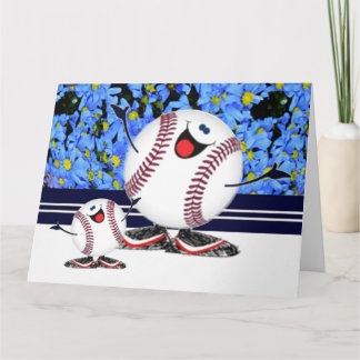 Tarjeta De Agradecimiento Celebrando Baseballs