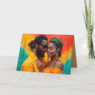 Tarjeta De Agradecimiento Celebrando la Madre África