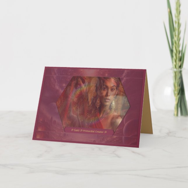 Tarjeta De Agradecimiento Celebrando la Madre África (Anverso)