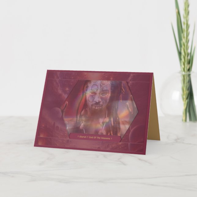 Tarjeta De Agradecimiento Celebrando la Madre África (Anverso)