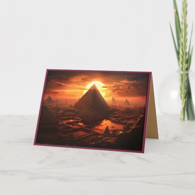 Tarjeta De Agradecimiento Celebrando la Madre África (Anverso)