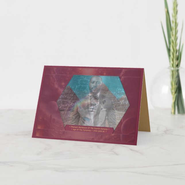 Tarjeta De Agradecimiento Celebrando la Madre África (Anverso)